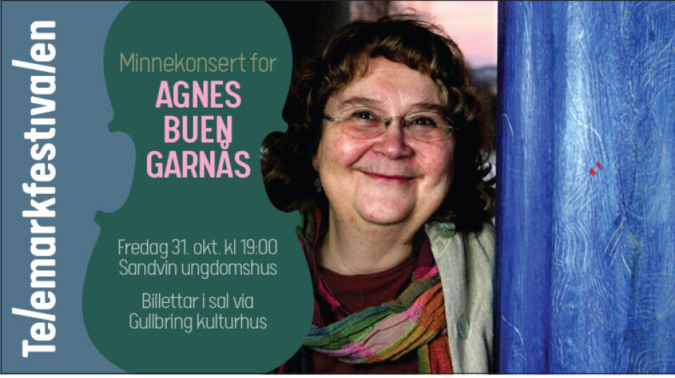 Minnekonsert for Agnes Buen Garnås
