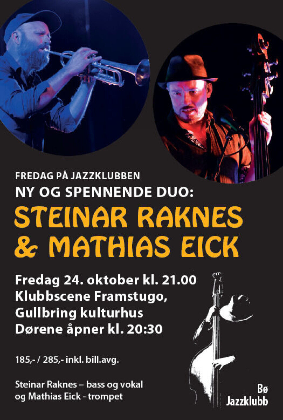 Konsert: Steinar Raknes & Mathias Eick