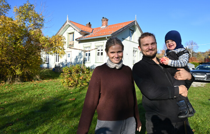 Her har det vore skule og bank - nå blir det heimen til Mari, Lars Steinar og Tarjei