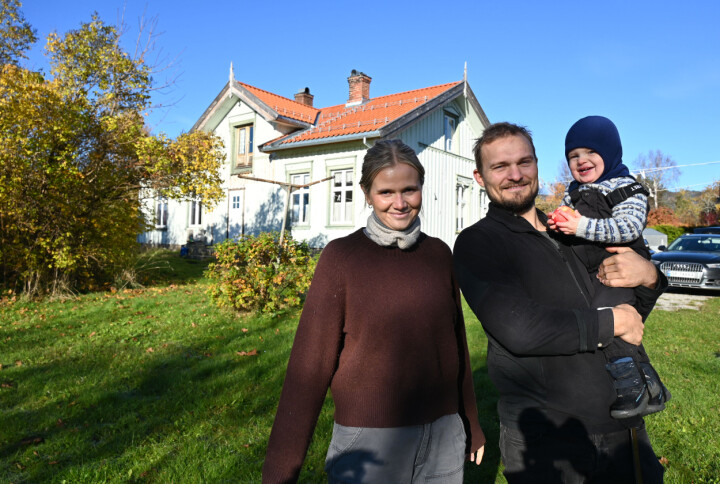 Her har det vore skule og bank - nå blir det heimen til Mari, Lars Steinar og Tarjei