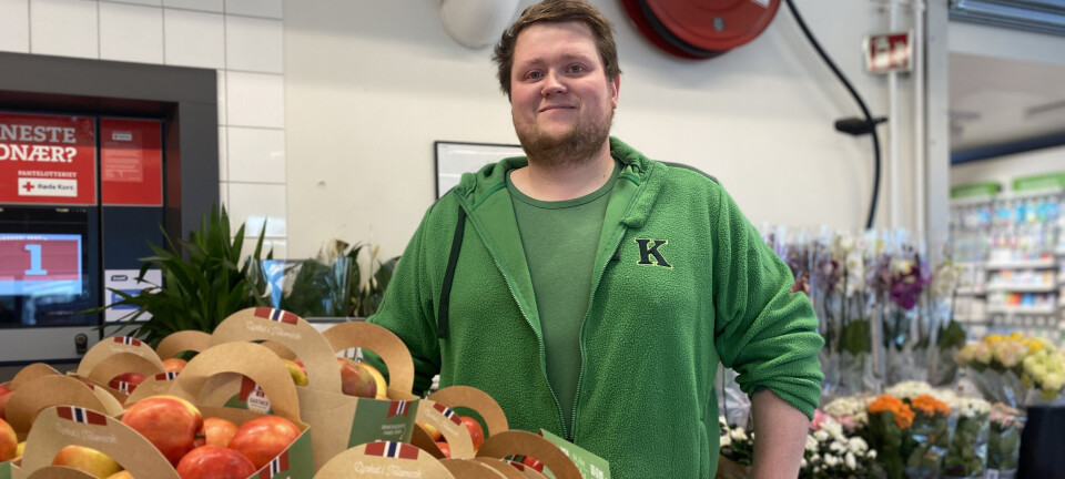 Folk vil ha lokale varer: – Har aldri selt så mykje eple som i år